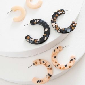 3 Pairs of Terrazzo Hoops Noonday